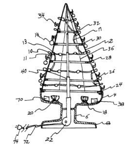 Patente del árbol de Navidad